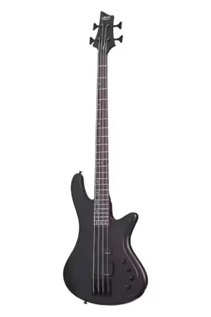 Très apprécié des clients - Schecter Stiletto 4 Stealth Satin Black