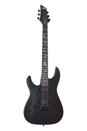 Schecter Damien 6 Lh Satin Black - Nouvel arrivage