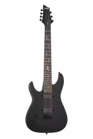 Schecter Damien 7 Lh Satin Black - Derniers exemplaires