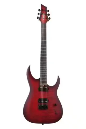 Disponible à la commande | Schecter Sunset 6 Extreme Scarlet Burst
