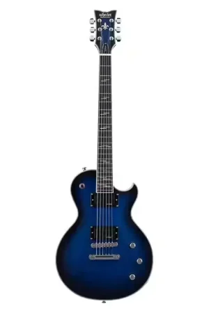 Schecter Solo-Ii Supreme See Thru Blue Burst | Prix imbattable