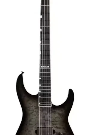 Achetez en ligne - ESP E-II M-I NT QM See Thru Black Sunburst
