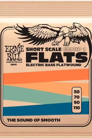 Promotion | Ernie Ball 2800 Flats Group 1 Short Scale 50-110