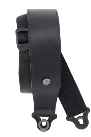 Prix exceptionnel - D'addario And Co Sangle en Cuir Confort Auto Lock Black