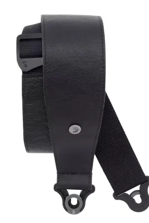 Produit tendance - D'addario And Co Sangle en Cuir Confort Auto Lock Black