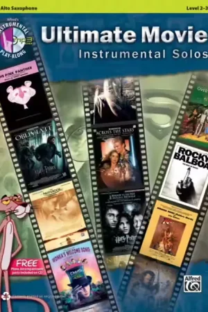Très apprécié des clients | Alfred Publishing Ultimate Movie Instrumental Solos - Saxophone Alto + Audio En Ligne