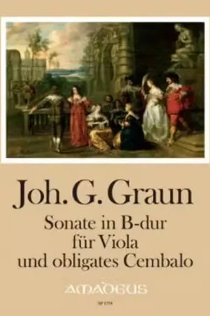 Amadeus Graun J.G. - Sonata B-dur - Alto & Piano | Très populaire