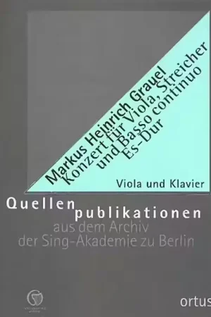 Disponible maintenant | Grahl & Niklas Grauel M.H. - Konzert ES-dur - Alto & Piano
