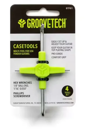 Achetez en ligne | Groovetech Cruz Tools Groovetech CLé 4-en-1 pour Guitare