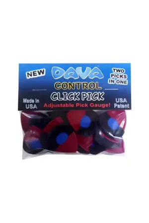 Dava Médiators Click Pick 2-EN1 Sachet De 24 Pcs | Prix en baisse