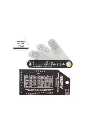 Recommandé - Musicnomad MN614 Kit de Réglage pour Truss Rod et L'action Des Cordes Livré Avec Mn600 Et Mn602