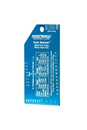 Déstockage | Musicnomad MN822 Fret Rocker - Régle pour Mesurer Hauteur Des Cordes et Des Micros