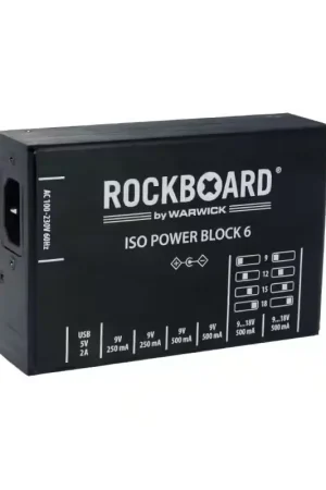Prix doux - Rockboard Power Block Iso V6 Iec 9 À 18V 100/230 Volt