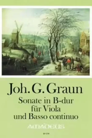 Fin de série - Amadeus Graun J.G. - Sonata B-dur - Alto & Piano