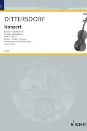 Petit prix | Schott Dittersdorf K. - Concerto F Major - Alto & Piano