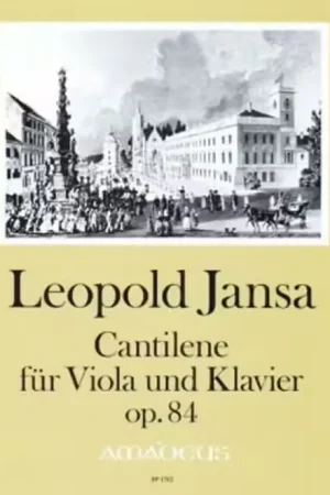 Tout nouveau - Amadeus Jansa Leopold - Cantilene Op.84 - Alto & Piano