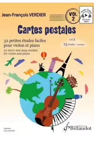Billaudot Verdier J.F. - Cartes Postales Violon Vol. 2 - Direct fabricant