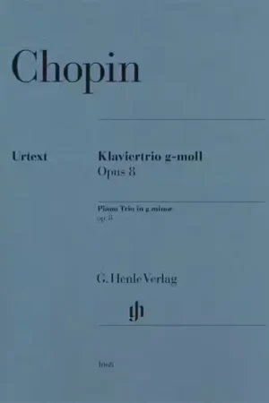 Henle Verlag Chopin Frederic - Piano Trio In G Minor Op.8 - Retour facile