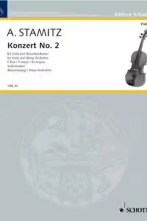 Nouveau produit - Schott Stamitz Anton - Concerto N°2 Fa Majeur - Alto & Piano