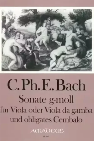 Produit tendance | Amadeus Bach C.p.e. - Sonata G Minor WQ 88 - Alto & BC
