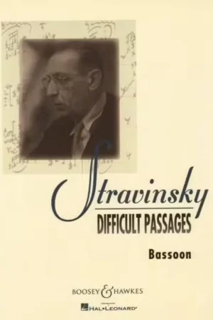 Boosey & Hawkes Stravinsky I. - Difficult Passages For Bassoon | Meilleure vente