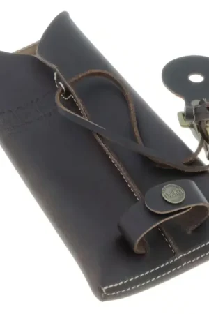 TACKLE Instruments Porte Baguettes En Cuir Avec Crochet Marron | Prix usine