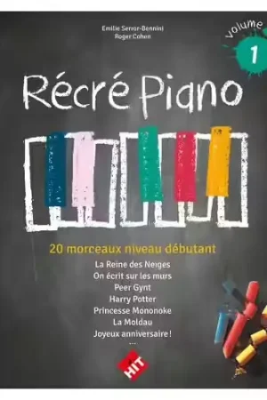 Qualité professionnelle - Hit Diffusion Récré Piano Vol.1