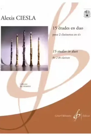 Billaudot Ciesla Alexis - 15 Études En Duo | Retour facile