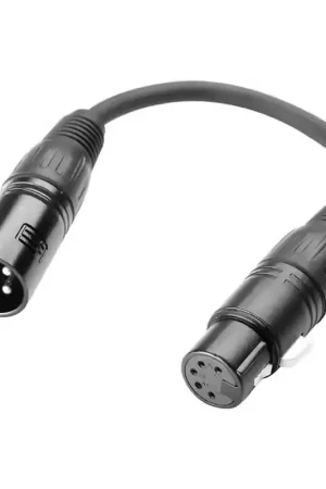 Adam Hall Adaptateur DMX XLR 5-poles F vers XLR 3-poles M 0.2 M | Plus que quelques articles