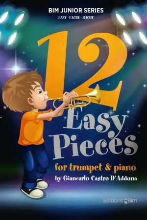 BIM Castro D'addona - 12 Easy Pieces - Trompette & Piano - Économisez maintenant
