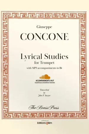 Dernière chance | BIM Concone G. - Lyrical Studies - Trompette