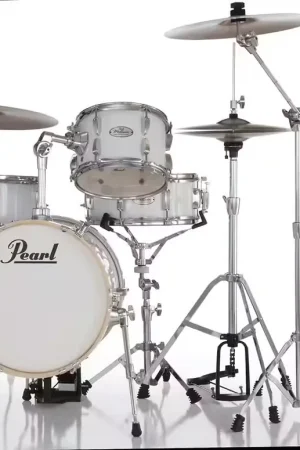 Plébiscité par les clients - Pearl Drums Midtown 16 Pure White + Pack Hardware HWP-50S