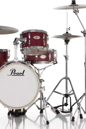 Tout juste ajouté | Pearl Drums Midtown 16 Matte Red + Pack Hardware HWP-50S