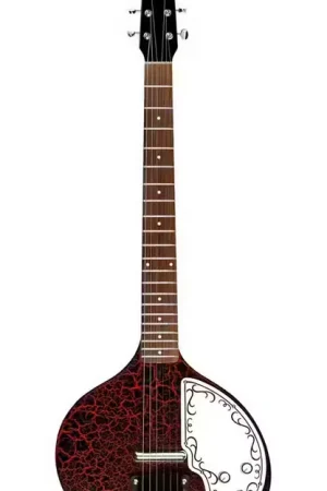 Prix promo - Danelectro Babysitar Red Crackle