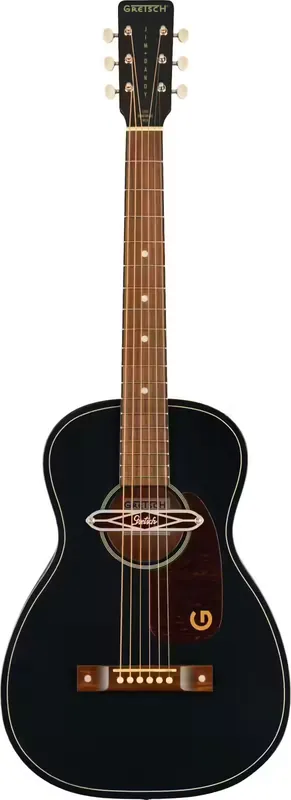 Coup de cœur - Gretsch Guitars Parlor Deltoluxe Jim Dandy WN Black Top