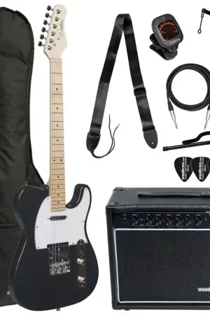 Économisez maintenant | Woodbrass Pack TL100 Noire + Ampli GE820 + Accessoires