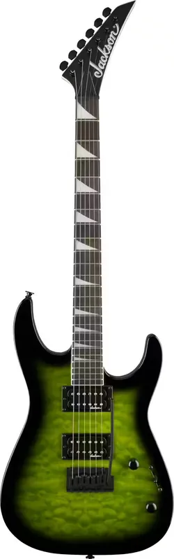 Jackson Guitars JS20 DKQ 2PT Dinky JS Ama Transparent Green Burst | Qualité premium