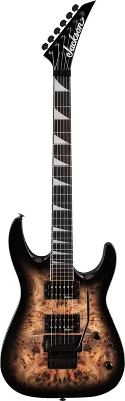 Jackson Guitars Js32 Dkap Dinky Js Ama Transparent Black Burst - Prix spécial