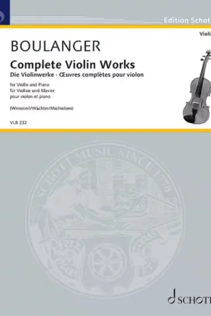 Schott Boulanger Lili - Oeuvres Completes Pour Violon | Promotion