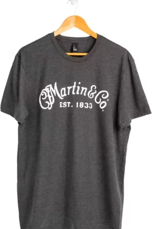 Cette semaine uniquement - Martin Strings "S" Tee-Shirt Hethrdcharcoal Whtscriptlogo