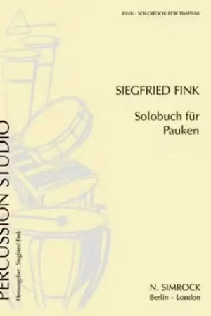 Coup de cœur - Simrock Fink Siegried - Solobook For Timpani