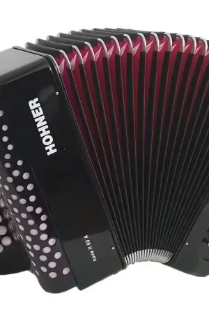 Hohner Nova II 60a Noir Touches Boutons En Sol/sol | Prix mini
