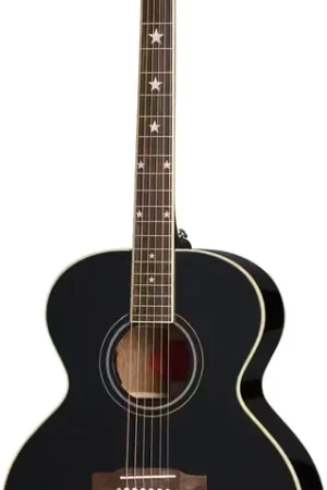Prix usine | Epiphone J-180 LS Ebony IBGCS