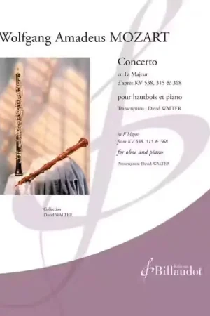Offre flash - Billaudot Moz Gang - Concerto En Fa Majeur D'Apres Kv 538 315 Et 368