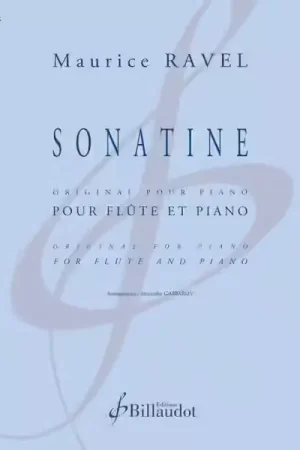 Envoi rapide - Billaudot Ravel Maurice - Sonatine
