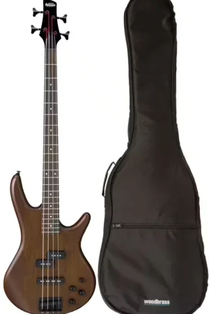 Nouveau chez nous - Ibanez Pack GSR200B-wnf-walnut Flat Gio + Housse