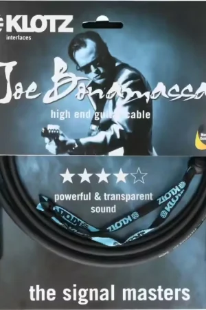 Klotz Joe Bonamassa Guitar 6M Jack Mono - Silent Plug, | Dernières pièces