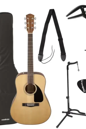 Expédition express | Fender Pack Complet CD-60 Dreadnought V3 DS WLNT Natural