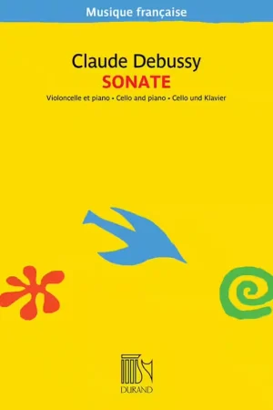 Durand Debussy Claude - Sonate Pour Violoncelle et Piano - Expédition immédiate