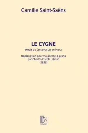 Durand SAINT-saëns Cmaille - Le Cygne - Violoncelle & Piano | Best-seller